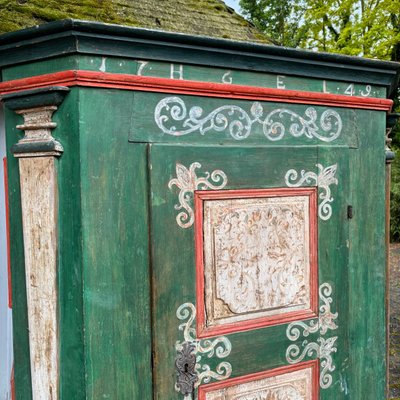 Antique Farmhouse Cupboard, Germany, 1749-ALF-2033460