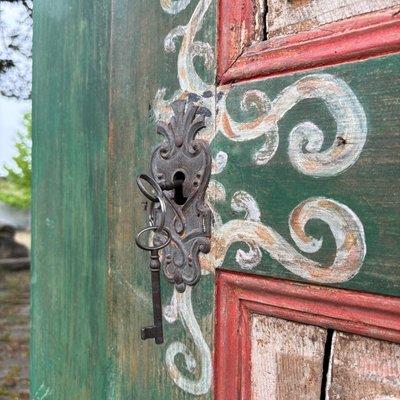 Antique Farmhouse Cupboard, Germany, 1749-ALF-2033460