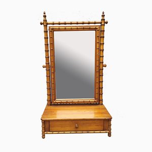 Antique Faux Bamboo Dressing Table-EAD-675693