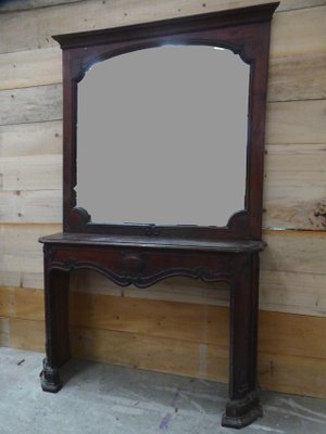 Antique Fireplace Trumeau-WSV-605388