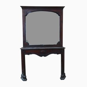 Antique Fireplace Trumeau-WSV-605388