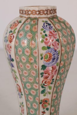 Antique Floral Hard Paste Vase-AOI-1447454