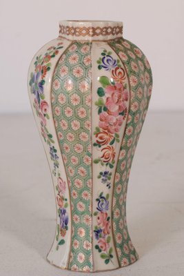 Antique Floral Hard Paste Vase-AOI-1447454