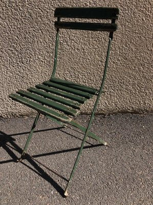 Antique Folding Chairs, 1900s, Set of 4-SDV-663619