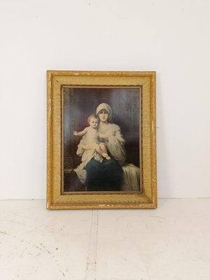 Antique Frame with Printed Maria-ZCH-1806720