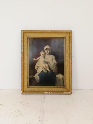 Antique Frame with Printed Maria-ZCH-1806720