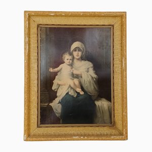 Antique Frame with Printed Maria-ZCH-1806720