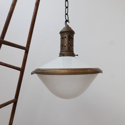 Antique French 2-Tone Pendant Lamp-JRP-911278