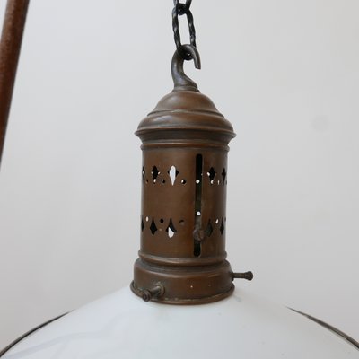 Antique French 2-Tone Pendant Lamp-JRP-911278