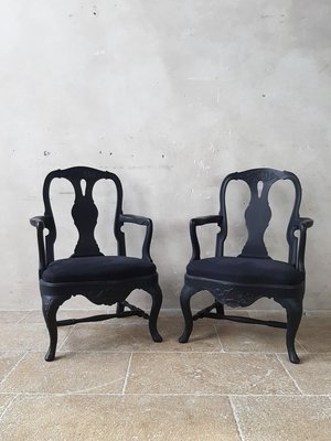 Antique French Armchairs, Set of 2-TDA-1376289