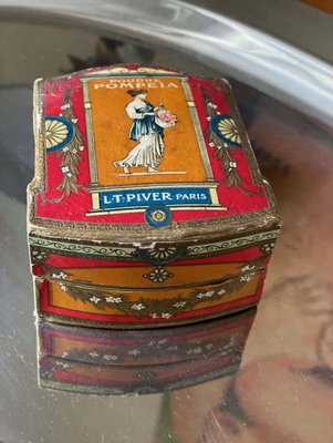 Antique French Art Nouveau Powder Box-JO-941211