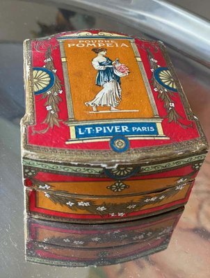 Antique French Art Nouveau Powder Box-JO-941211