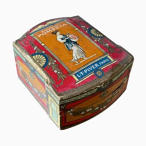 Antique French Art Nouveau Powder Box-JO-941211