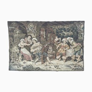 Antique French Aubusson Style Jacquard Tapestry, 1890s-YMM-1789520