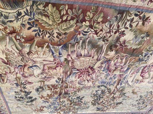 Antique French Aubusson Tapestry-YMM-1156855