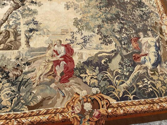 Antique French Aubusson Tapestry-YMM-1062204