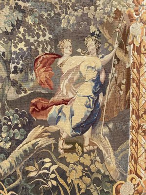 Antique French Aubusson Tapestry-YMM-1062204