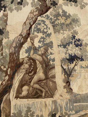 Antique French Aubusson Tapestry-YMM-1062204