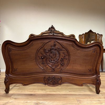 Antique French Bed in Walnut-ALF-2033492