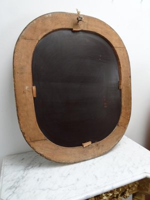 Antique French Carved and Gilded Wooden Wall Mirror, 1920s-AWL-2016652