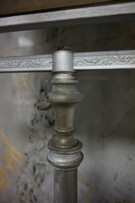 Antique French Cast Iron Adjustable Shaving Stand-EA-780867