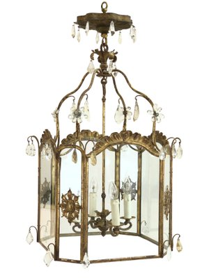 Antique French Ceiling Lamp, 1800s-CXC-674232