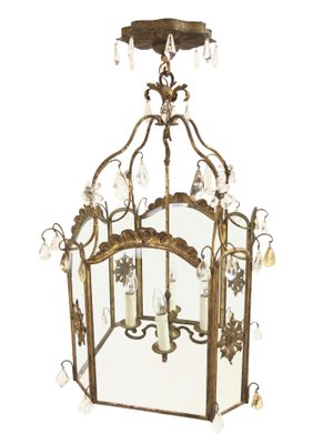 Antique French Ceiling Lamp, 1800s-CXC-674232