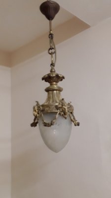 Antique French Ceiling Lamp, 1890s-HOI-1794445