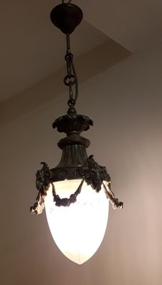 Antique French Ceiling Lamp, 1890s-HOI-1794445