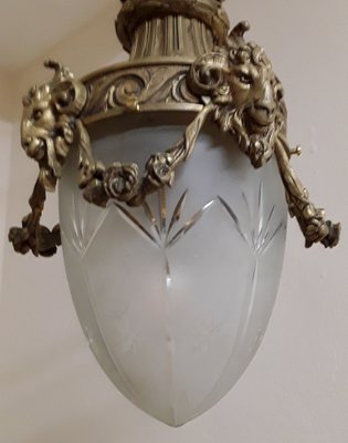 Antique French Ceiling Lamp, 1890s-HOI-1794445