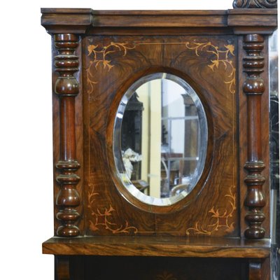 Antique French Credenza with Mirror-RAQ-444995