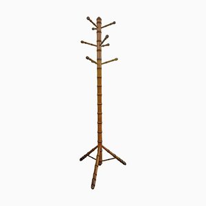 Antique French Faux Bamboo Coat Stand, 1900s-WZZ-1819237