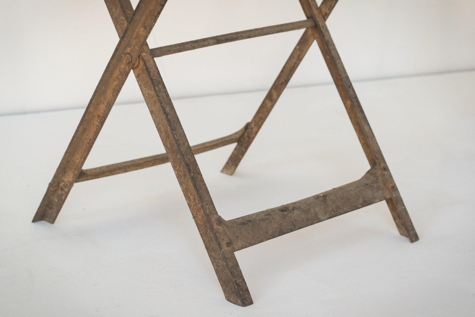 Antique French Folding Chairs, Set of 2