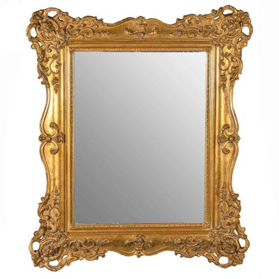 Antique French Golden Mirror-TBU-2043307