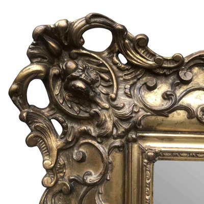 Antique French Golden Mirror-TBU-2043307