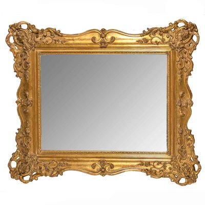 Antique French Golden Mirror-TBU-2043307