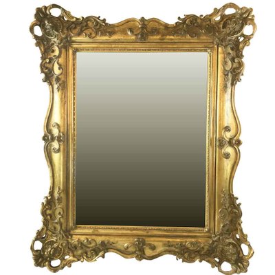 Antique French Golden Mirror-TBU-2043307