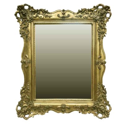 Antique French Golden Mirror-TBU-2043307