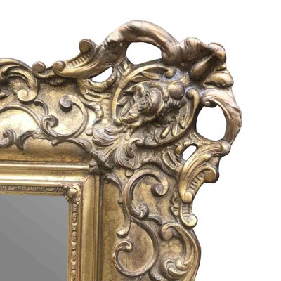 Antique French Golden Mirror-TBU-2043307