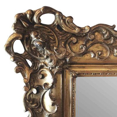 Antique French Golden Mirror-TBU-2043307