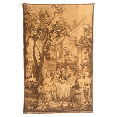 Antique French Jaquar Tapestry-YMM-1120683