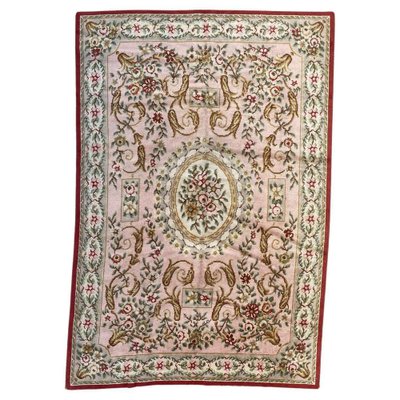 Antique French Knotted Aubusson Rug-YMM-1068079