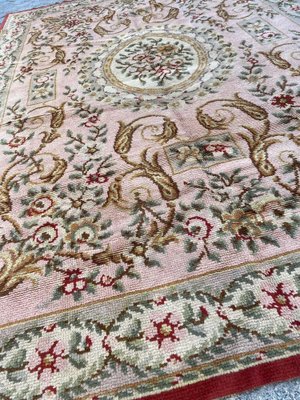 Antique French Knotted Aubusson Rug-YMM-1068079