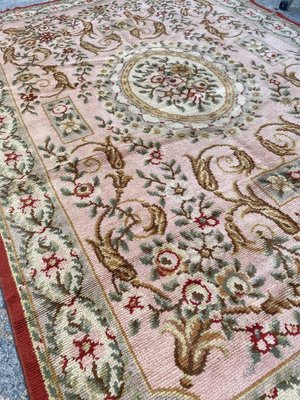 Antique French Knotted Aubusson Rug-YMM-1068079