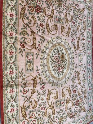 Antique French Knotted Aubusson Rug-YMM-1068079