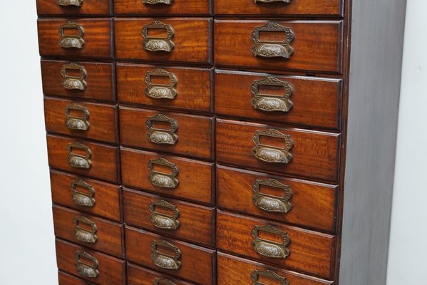 Antique French Mahogany Apothecary Cabinet by Chouanard, 1900s-XO-1362402