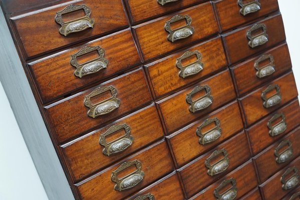 Antique French Mahogany Apothecary Cabinet by Chouanard, 1900s-XO-1362402