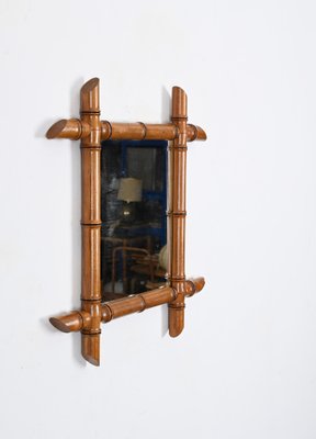 Antique French Mirror with Beech Frame, 1900-JDR-1764116