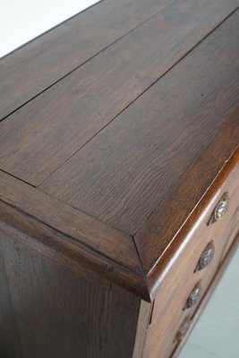 Antique French Oak Apothecary or Filing Cabinet, 19th Century-XO-1750664