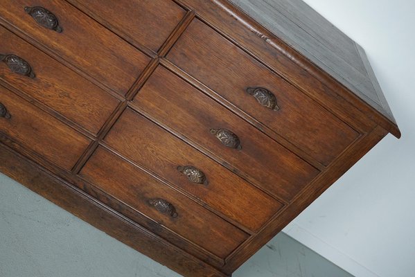 Antique French Oak Apothecary or Filing Cabinet, 19th Century-XO-1750664